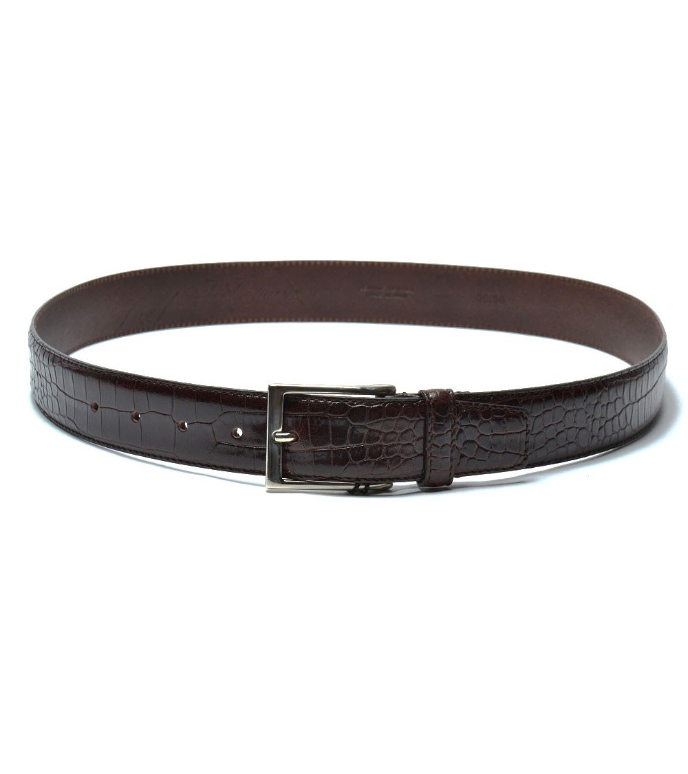 Les Copains Leather printed Belt