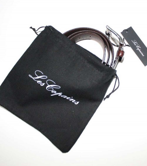 Les Copains Leather printed Belt