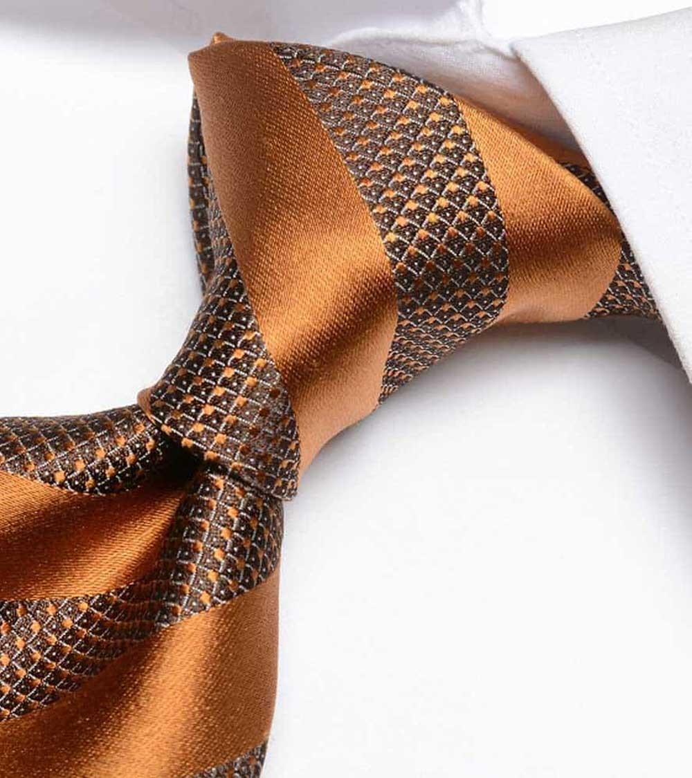 Cravatta a righe tridimensionali Ermenegildo Zegna