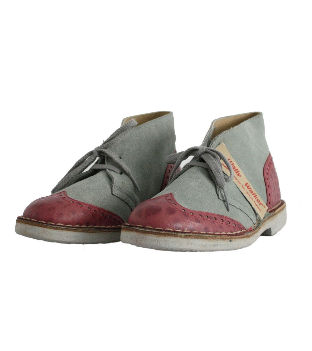 Chukka grigio con Applicazioni