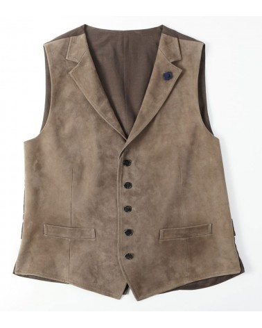 Lardini Leather Waistcoat