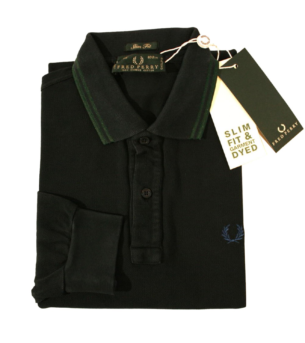 Long Sleeve Fred Perry Polo